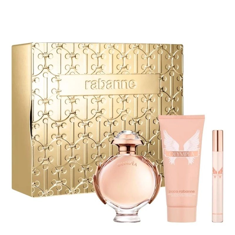 Rabanne Olympea Set (Apa de parfum 50ml +Apa de parfum 10ml + Lotiune Corp 75ml)