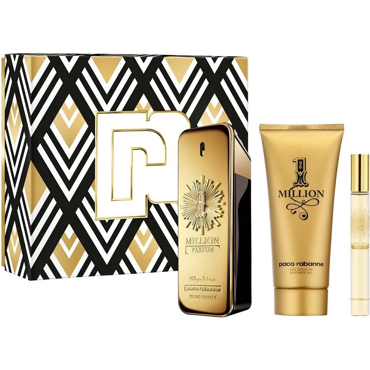 Paco Rabanne One Million Parfum Set (Apa de parfum 100ml + Apa de parfum 10ml + Gel de dus 100ml)