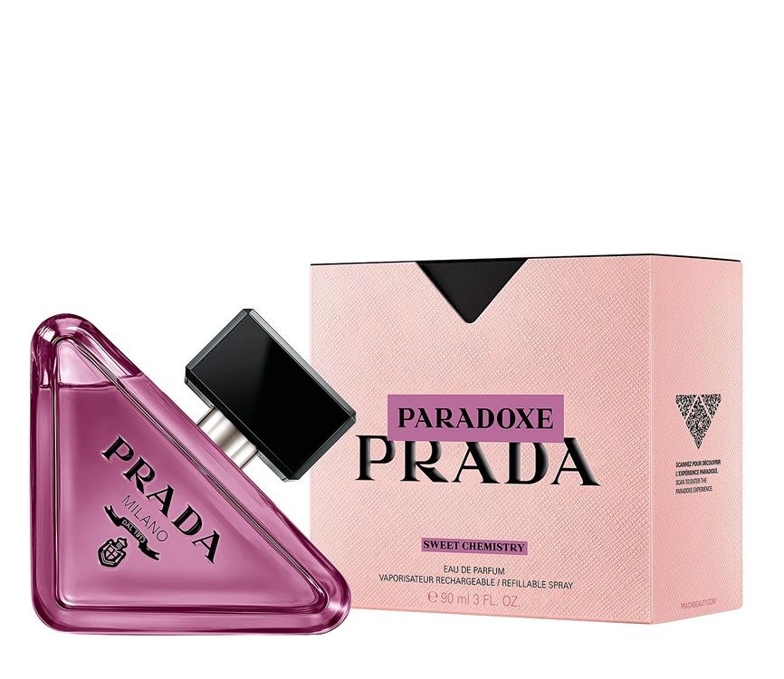 Prada Paradoxe Sweet Chemistry Apa de parfum reincarcabila 90ml ambalaj