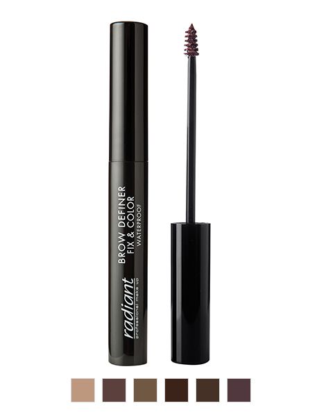 Radiant Mascara Sprancene Brow Definer Fix & Color Waterproof 5ml Nuante