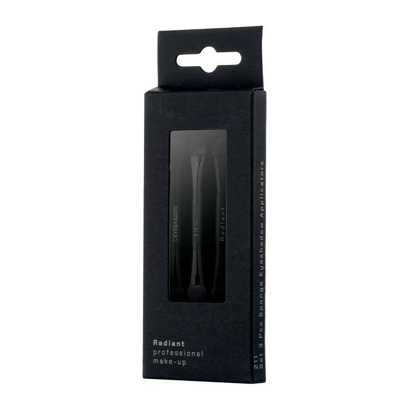 Radiant Aplicator Fard 211 Eyeshadow Sponge Applicators 3 bucati