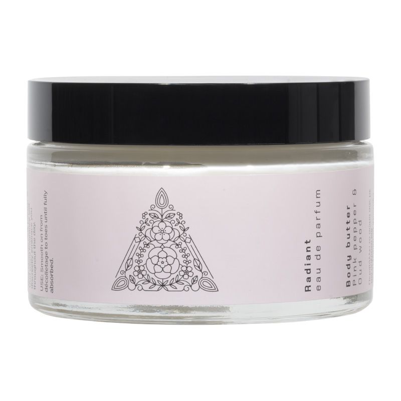 Radiant Pink Pepper & Oud Wood Unt de corp 200ml