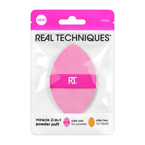 Real Techniques Beauty Blender 2in1 Powder Puff Burete Machiaj