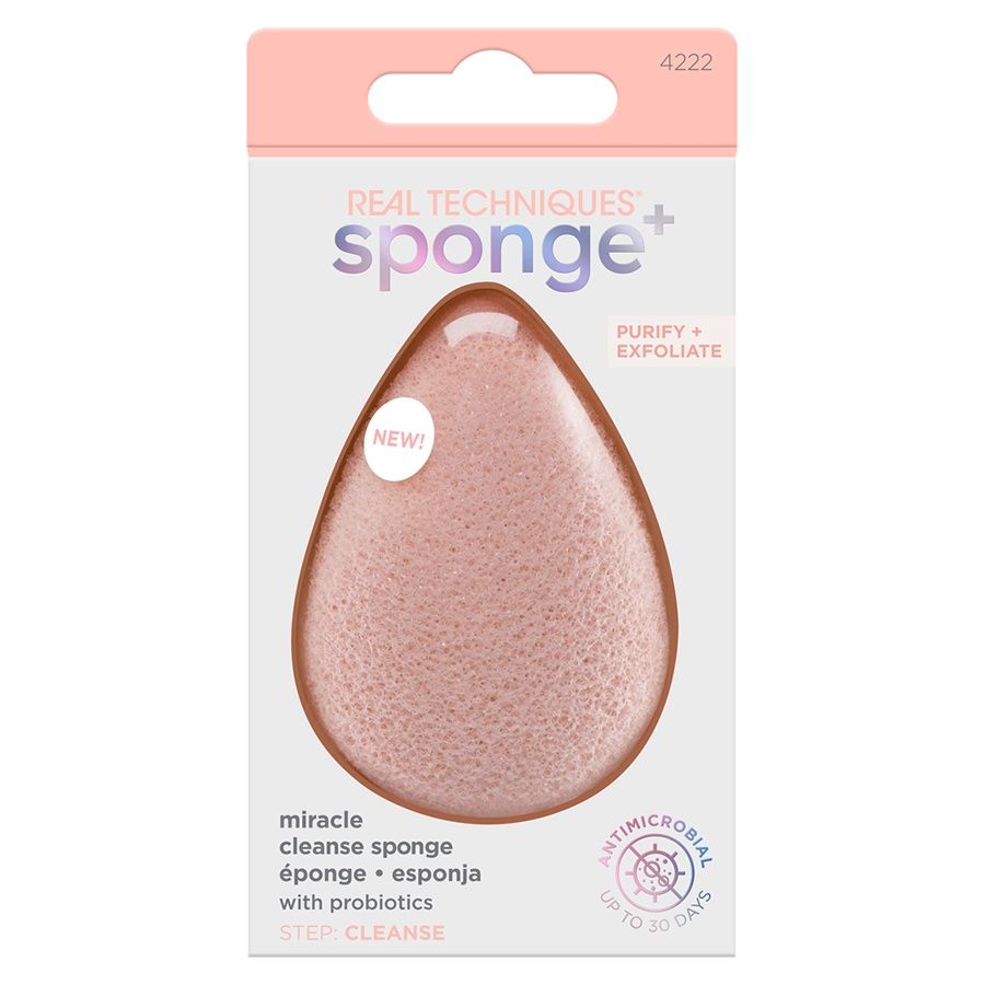 Real Techniques Beauty Blender Purify&Exfoliate Miracle Cleanse Sponge Burete Curatare