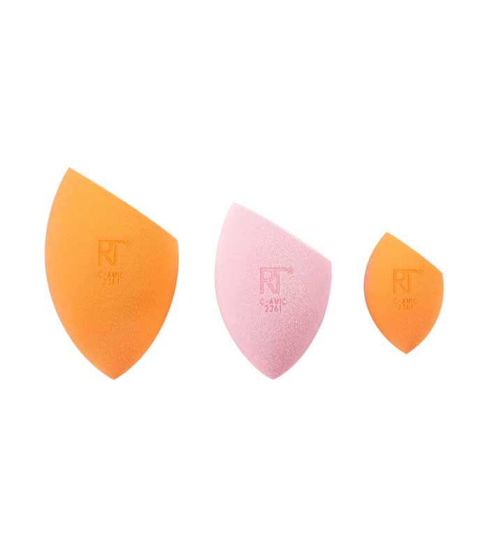 Real Techniques Beauty Blender Set 3x Burete Machiaj 