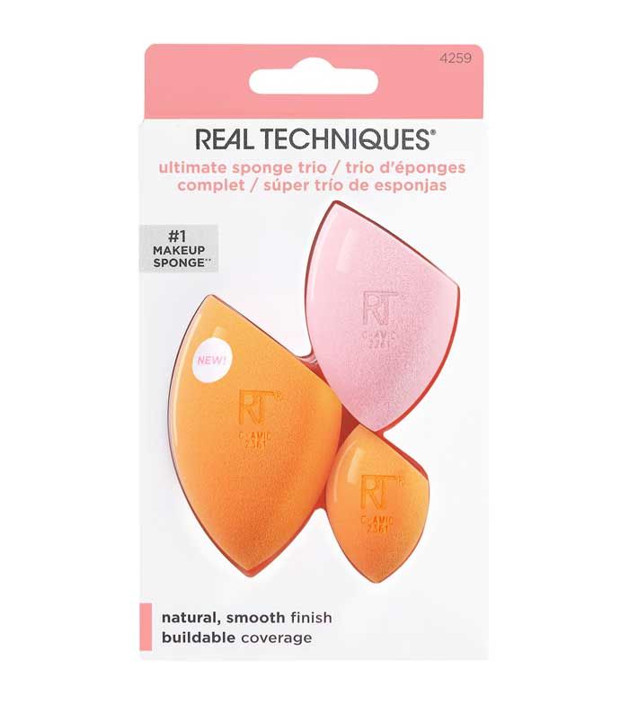 Real Techniques Beauty Blender Set 3x Burete Machiaj 