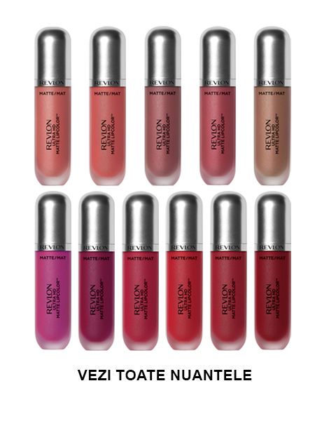 Revlon Ruj Rezistent Ultra HD Matte Lipcolor 5.9ml nuante