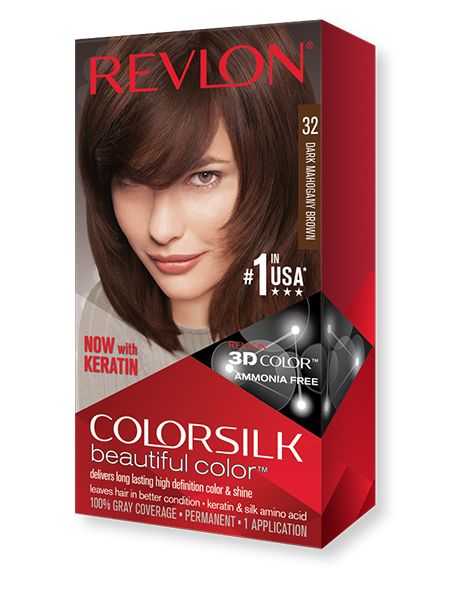 Revlon Vopsea de Par Colorsilk 32 Dark Mahagony Brown