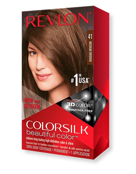 Revlon Vopsea de Par Colorsilk 41 Medium Brown