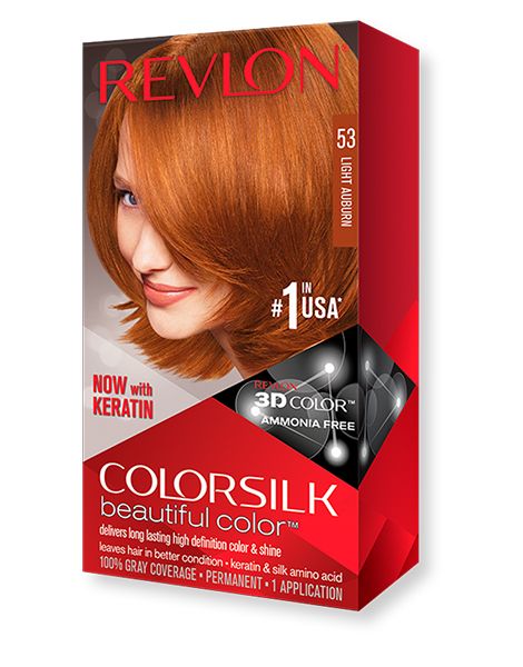 Revlon Vopsea de Par Colorsilk 53 Light Auburn