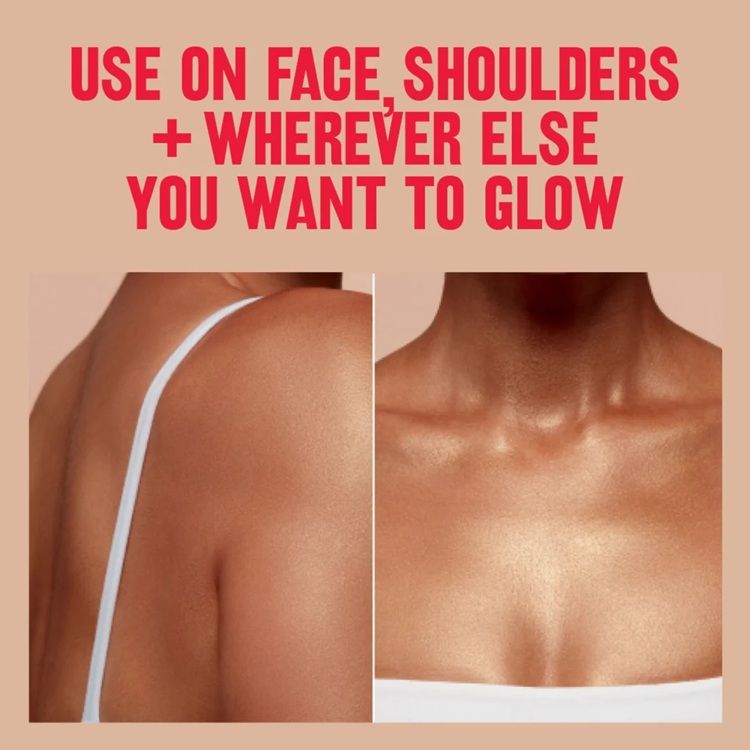 Revlon Glow Lotion Iluminator Lichid pentru ten si corp 110 Glow Through It 30ml aspect piele