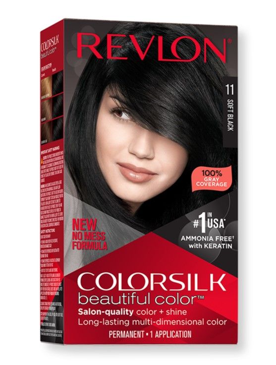 Revlon Vopsea de Par Colorsilk 11 Soft Black