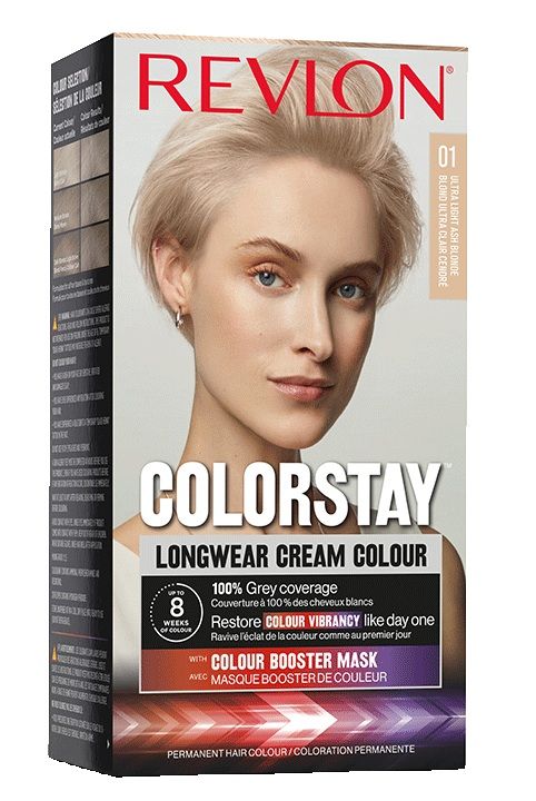 Revlon Vopsea de par Colorstay Longwear Cream Colour 01 Ultra Light Ash Blonde 165ml
