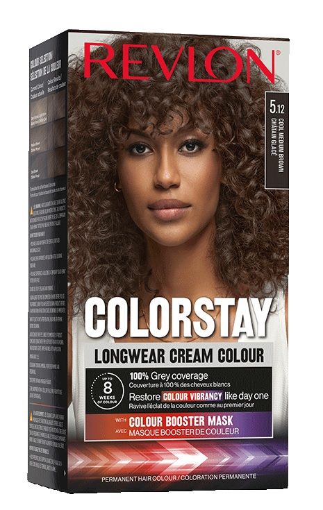 Revlon Vopsea de par Colorstay Longwear Cream Colour 5.12 Cool Medium Brown 165ml