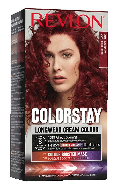 Revlon Vopsea de par Colorstay Longwear Cream Colour 6.6 Intense Red 165ml