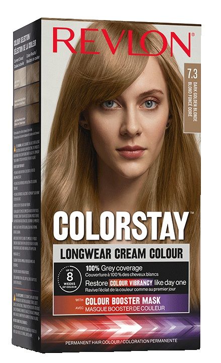 Revlon Vopsea de par Colorstay Longwear Cream Colour 7.3 Dark Golden Blonde 165ml
