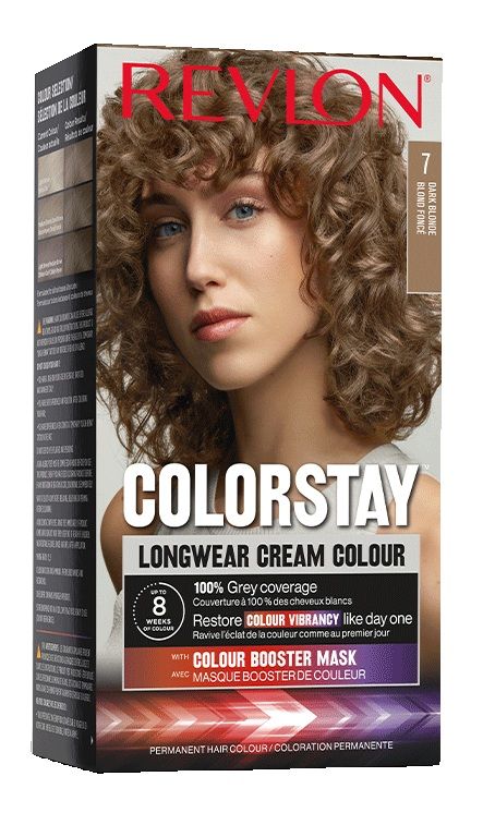Revlon Vopsea de par Colorstay Longwear Cream Colour 7 Dark Blonde 165ml