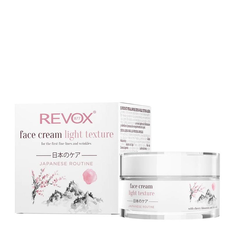 Revox Japanese Routine Face Cream Light Texture Crema antirid 50ml