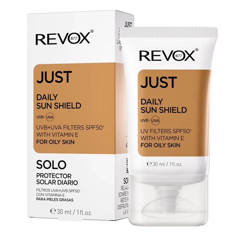 Revox Just Daily Sun Shield SPF50 Crema cu protectie solara pentru ten gras 30ml