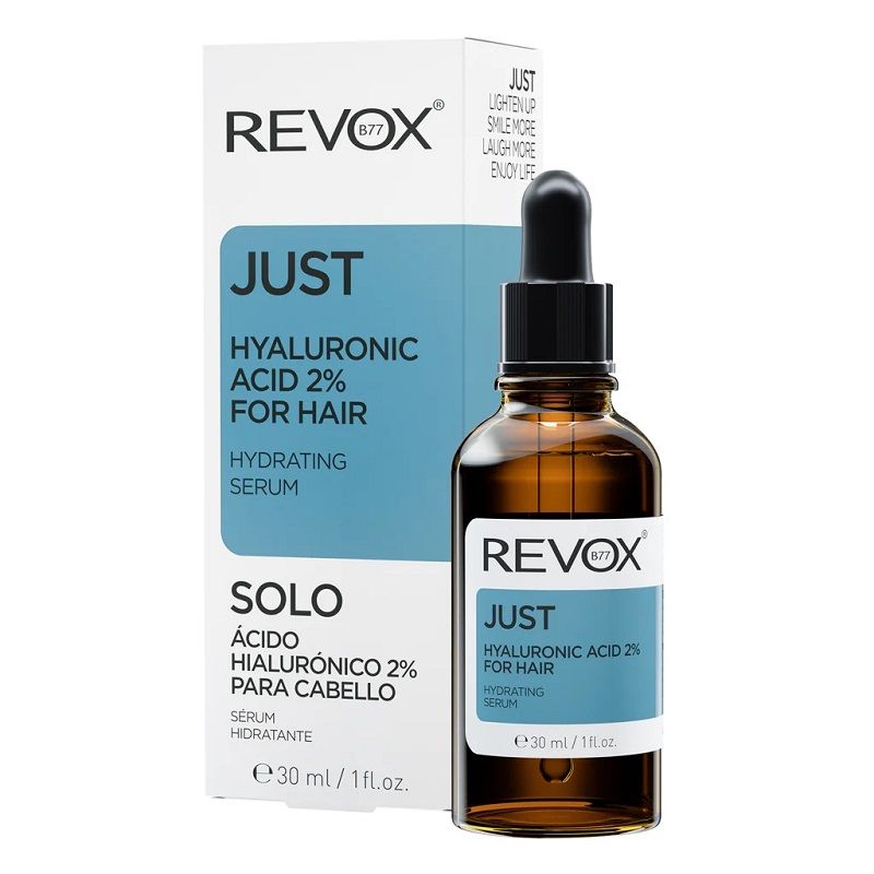 Revox Just Hyaluronic Acid 2% Hair Hydrating Serum Ser pentru par uscat 30ml 