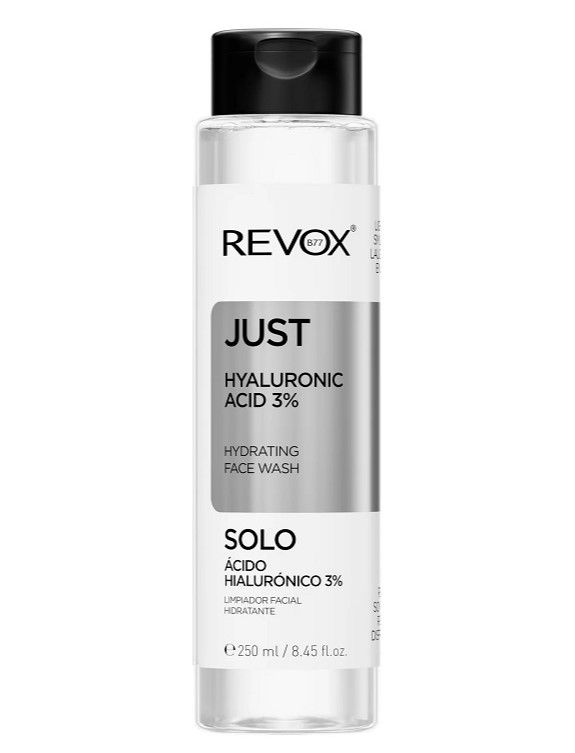 Revox Just Hyaluronic Acid 3% Hydrating Face Wash Gel pentru curatarea tenului 250ml