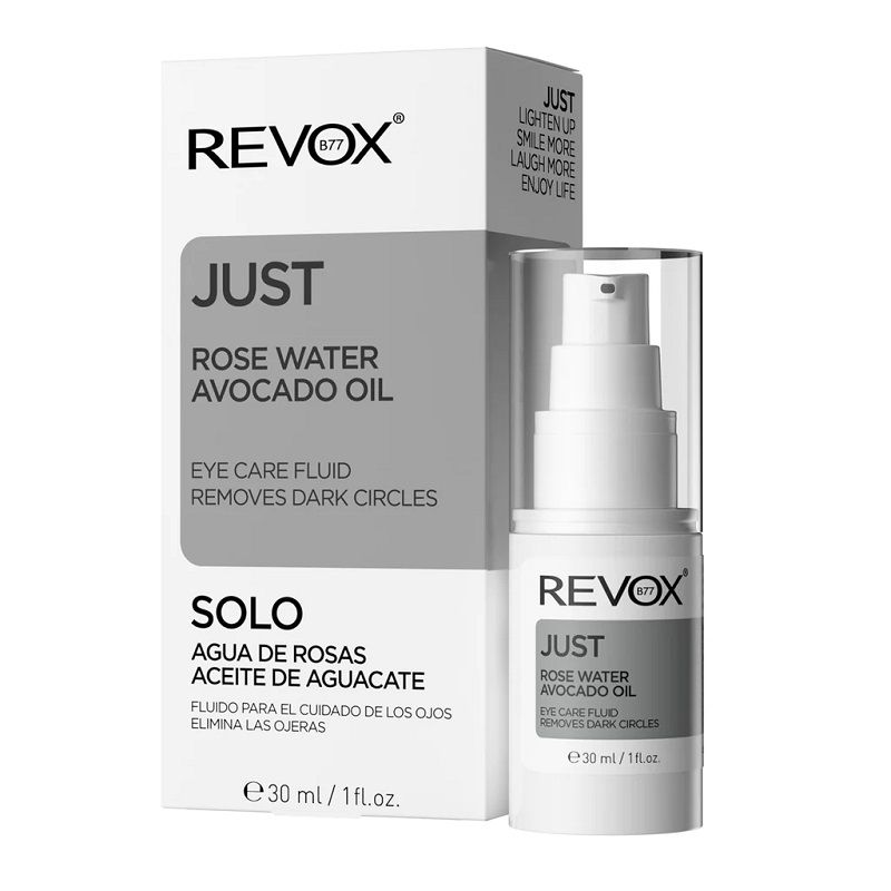 Revox Just Rose Water Avocado Oil Eye Care Fluid Ser de Ochi 30ml