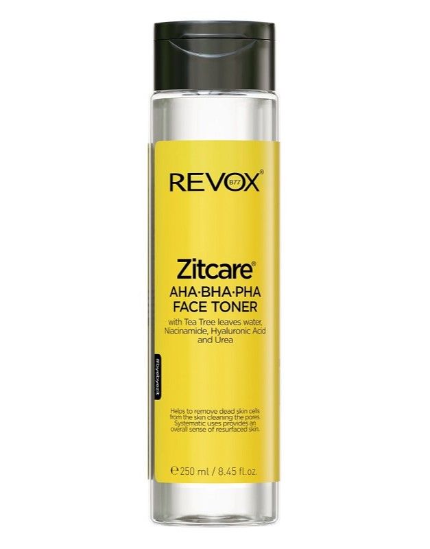 Revox Zitcare AHA BHA PHA Active Face Toner Lotiune Tonica Ten acneic 250ml