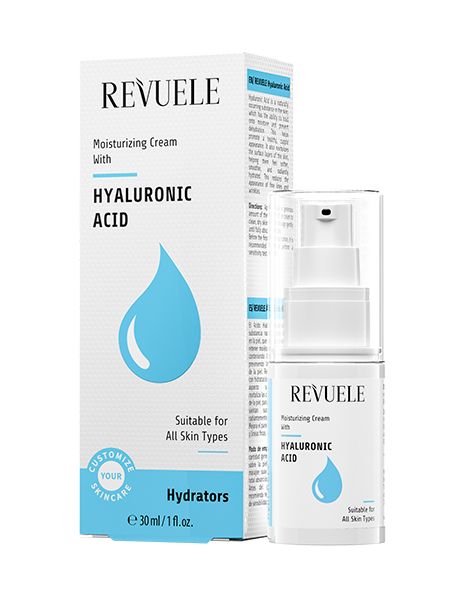 Revuele Crema Hidratanta CYS Moisturizing Cream cu Acid Hialuronic pentru Toate Tipurile de Ten 30ml