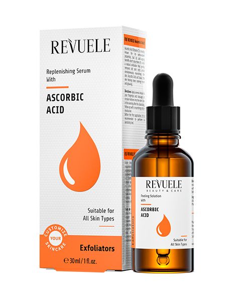 Revuele Ser Exfoliant CYS Peeling Solution cu Acid Ascorbic pentru Toate Tipurile de Ten 30ml