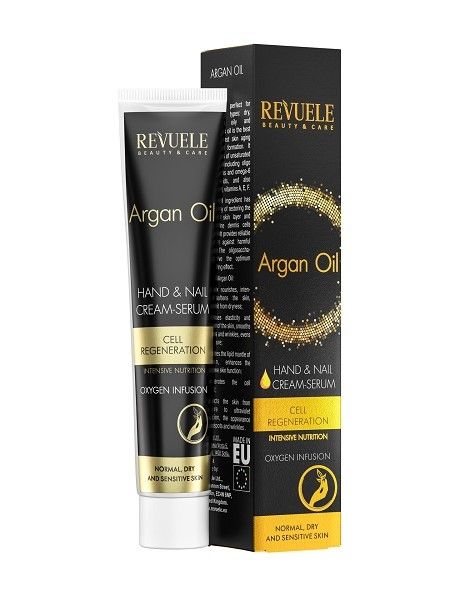 Revuele Argan Oil Cream Serum Crema de Maini si Unghii 50ml