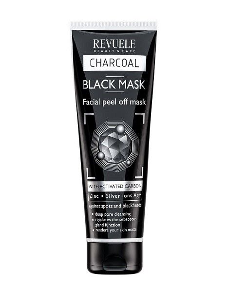 Revuele Charcoal Black Mask Peel Off Masca cu Carbune Activ 80ml
