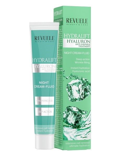 Revuele Hydralift Hyaluron Night Cream-Fluid Treatment Crema de noapte antirid 50ml