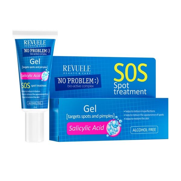 Revuele No Problem SOS Spot Treatment Gel pentru Ten Acneic cu acid salicilic 25ml