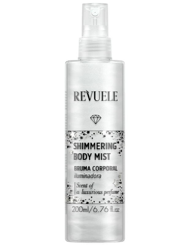 Revuele Silver Shimmering Body Mist Spray pentru Corp 200ml