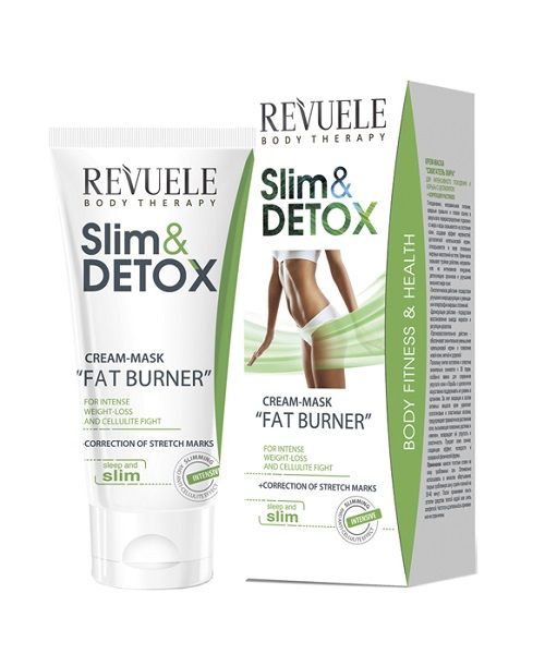 Revuele Slim&Detox Cream Mask Fat Burner Crema pentru arderea gasimilor 200ml