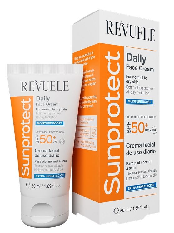 Revuele Sun Protect Moisture Boost SPF50+ Crema cu protectie solara ten normal/uscat 50ml