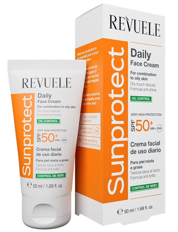 Revuele Sun Protect Oil Control SPF50+ Crema cu protectie solara ten gras/mixt 50ml
