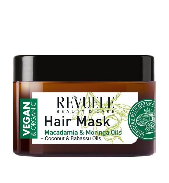 Revuele Vegan&Organic Masca de par cu ulei de macadamia 360ml