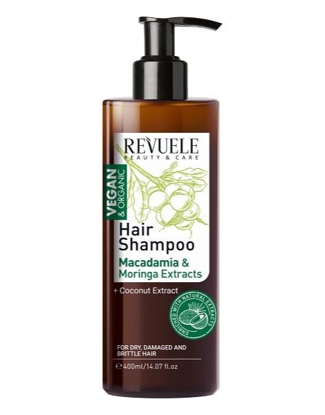 Revuele Vegan&Organic Sampon cu ulei de macadamia 400ml