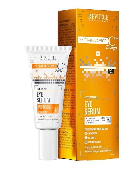 Revuele Vitanorm C+ Energy Hydrogel Eye Serum Ser iluminator pentru ochi 25ml