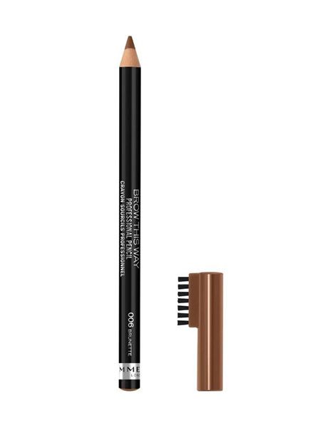 Rimmel Creion pentru Sprancene Brow This Way Professional Eyebrow Pencil 006 Brunette 4.2g prezentare
