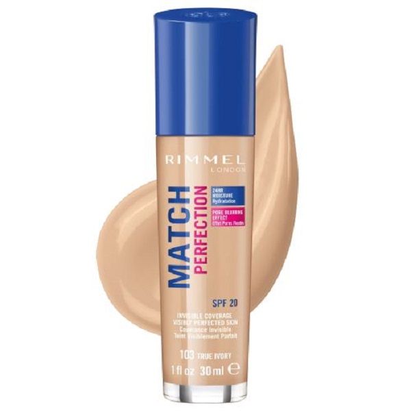 Rimmel Fond de Ten Match Perfection 103 True Ivory 30ml