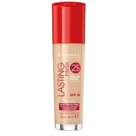 Rimmel Fond de Ten Lasting Finish 25 H 100 Ivory 30ml