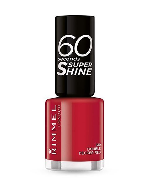 Rimmel Lac de Unghii 60 Seconds Shine Nail Polish 310 Double Decker Red 8ml