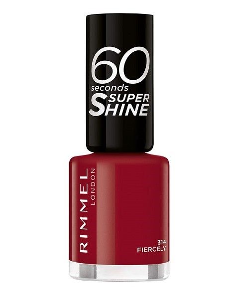 Rimmel Lac de Unghii 60 Seconds Super Shine Nail Polish 314 Fiercely 8ml