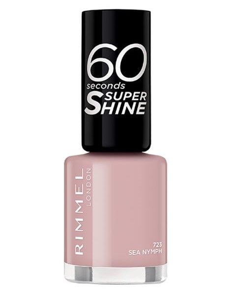 Rimmel Lac de Unghii 60 Seconds Super Shine Nail Polish 723 Sea Nymph 8ml