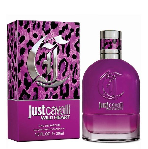 Roberto Cavalli Just Cavalli Wild Heart Apa de parfum pentru femei 30ml ambalaj