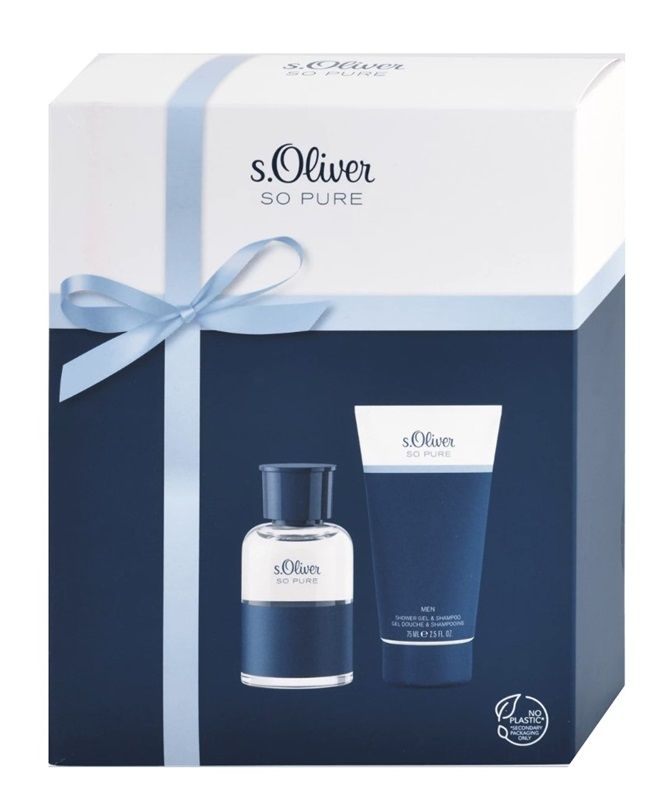 s.Oliver So Pure Men Set (Apa de toaleta 30ml + Gel de dus 75ml)