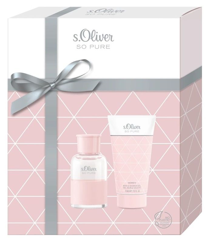 s.Oliver So Pure Women Set (Apa de toaleta 30ml + Gel de dus 75ml)