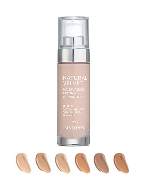 Seventeen Fond Ten Natural Velvet Lasting Foundation SPF20 30ml